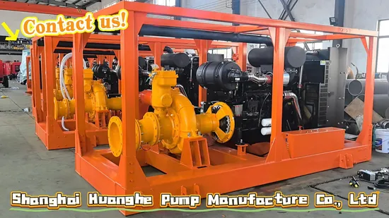 130m High Head Vacuum Assisted Centrifugal Mine Drainage Pump, Diesel Water Pump Power Water Pump Oilfield Pump Sewage Pump